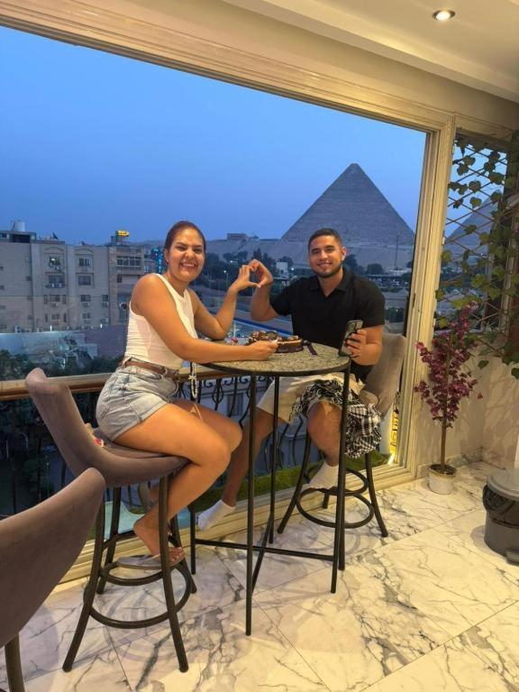 Unique Pyramids Boutique Inn Kafret el-Gabal Екстериор снимка